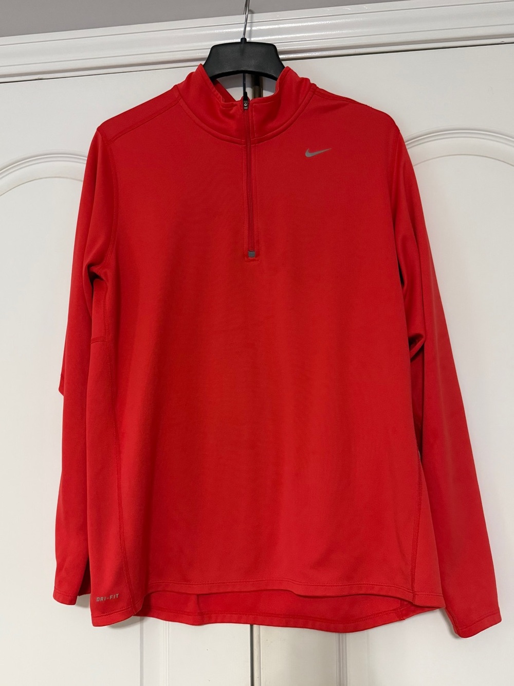 Nike Red Quarter-Zip Performance Pullover